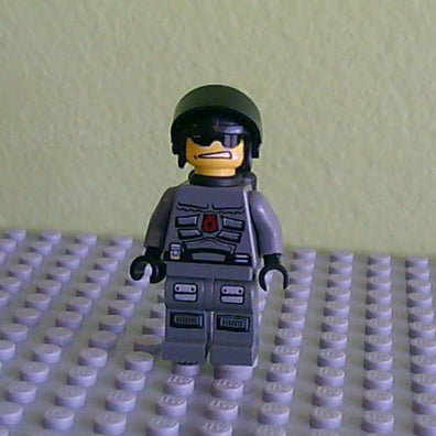 LEGO Minifigure-Space Police 3 Officer 2 - Airtanks-Space / Space Police III-SP095-Creative Brick Builders